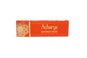 Acharya Saffron Musk  Incense stick 50 Gm